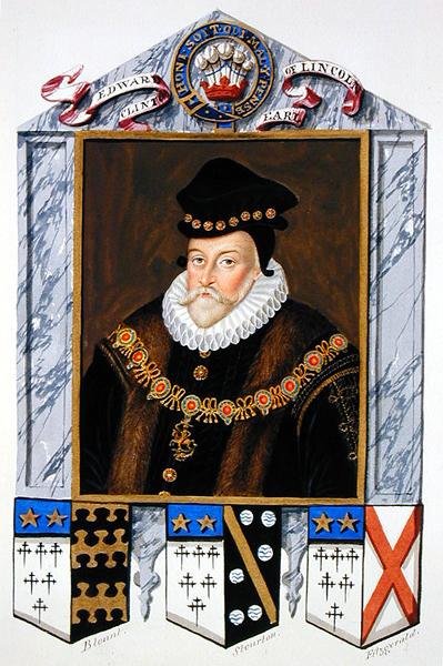 Ritratto di Edward Fiennes de Clinton (1512-85) 1° Conte di Lincoln da 