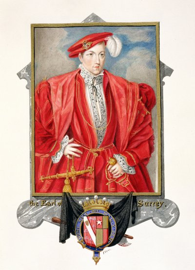 Ritratto di Henry Howard (c.1517-47) Conte di Surrey da 