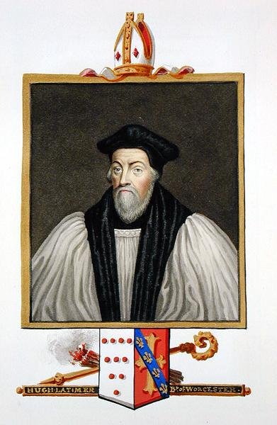 Ritratto di Hugh Latimer (c.1486-1555) Vescovo di Worcester da 
