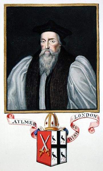 Ritratto di John Aylmer (1521-94) Vescovo di Londra da 
