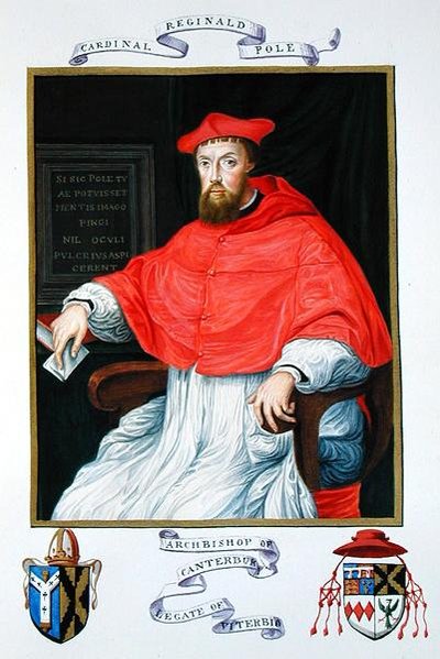 Ritratto di Reginald Pole (1500-58) Arcivescovo di Canterbury e Legato di Viterbo da 