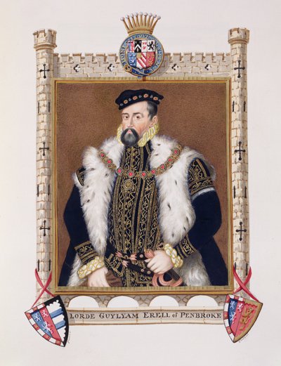 Ritratto di William Herbert (c.1506-70) 1° Conte di Pembroke da 
