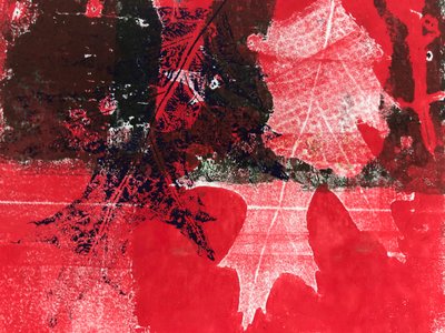 Foglia rossa, 2019 da Sarah Thompson Engels