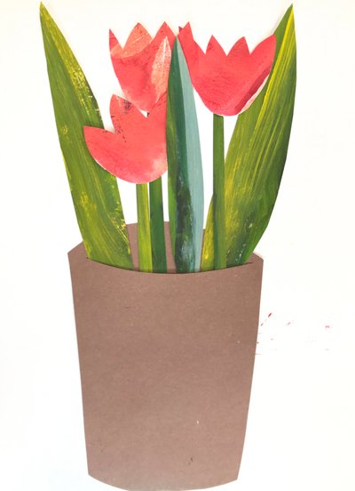 Tulipani in un vaso da Sarah Thompson Engels