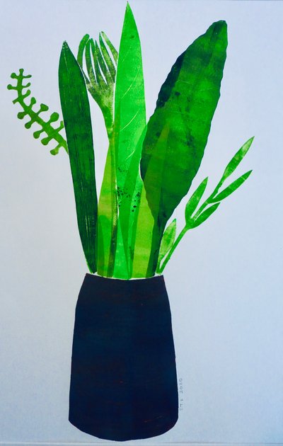 Vaso di Foglie da Sarah Thompson Engels