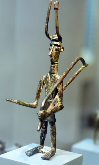Figurina di un guerriero, c.1800-1200 a.C. da Sardinia Nuragic Civilization