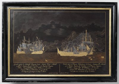 Combattimento tra le fregate olandesi Castor, Capitano Pieter Melvill e Briel, Capitano Gerard Oorthuis e le fregate inglesi da Sasaya