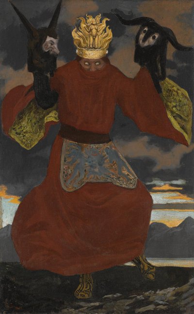 Lo Sciamano, 1901 da Sascha Schneider
