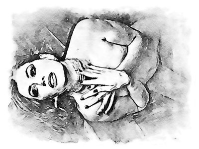 Donna sdraiata da SaskiaBJ