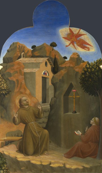La stigmatizzazione di San Francesco dall