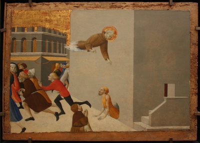 Il beato Ranieri libera i poveri da una prigione fiorentina dal Polittico di Borgo del Santo Sepolcro, 1437-1444 da Sassetta