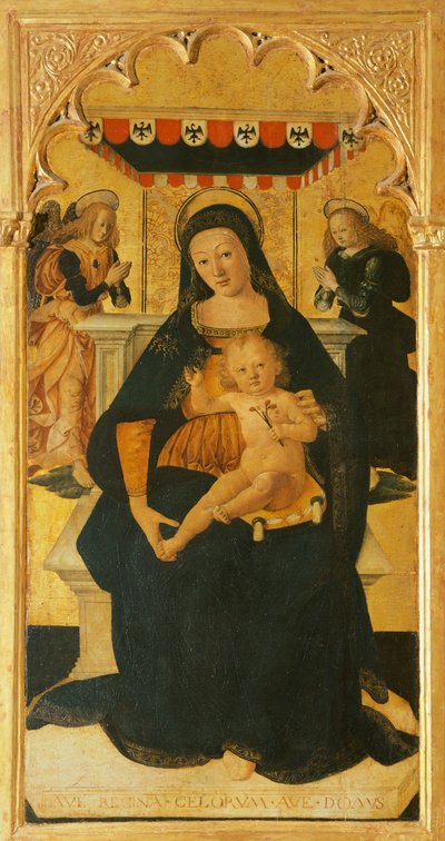 Madonna col Bambino in trono da Saturnino Gatti