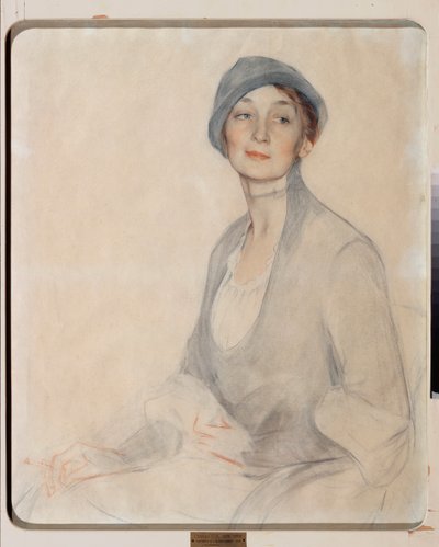 Ritratto di Madame Drobotova da Savelij Abramovich Sorin