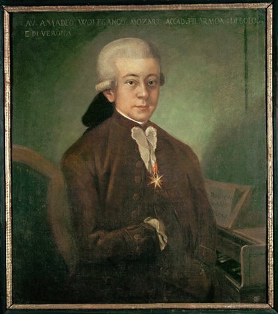 Mozart come cavaliere dallo sperone d