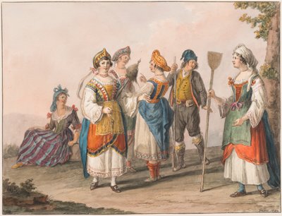 Costumi della Calabria meridionale da Saverio della Gatta