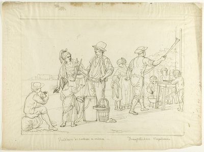 Venditori di gelati e caramelle da Saverio della Gatta