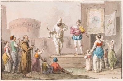 Acquerello; Artisti della Commedia dell