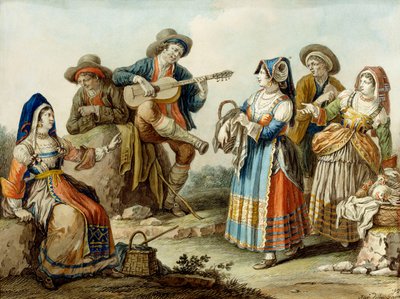 Una canzone napoletana da Saviero Xavier della Gatta