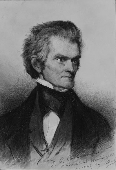 John C. Calhoun, 1846 da Savinien Edme Dubourjal