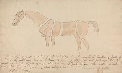 Parti del cavallo proporzionato correttamente da Sawrey Gilpin