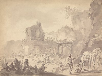Soldati in un paesaggio da Sawrey Gilpin
