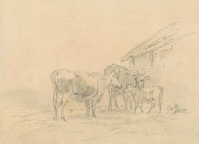 Due Mucche e un Vitello da Sawrey Gilpin