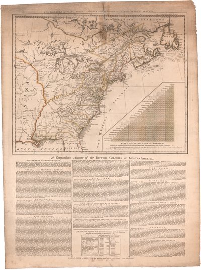 Mappa del Nord America - Guerra d