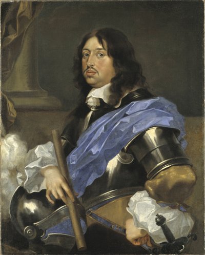 Ritratto di Re Carlo X Gustavo di Svezia da Sébastien Bourdon