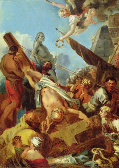 La crocifissione di San Pietro da Sébastien Bourdon