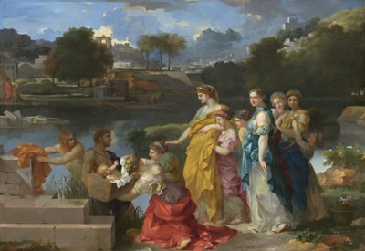 Il ritrovamento di Mosè da Sébastien Bourdon