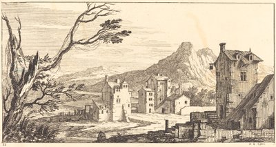 Paesaggio con case da Sébastien  Le Clerc I