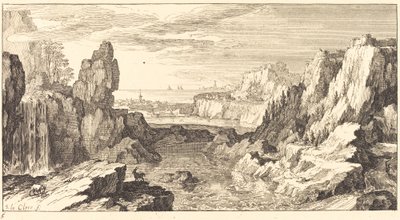 Paesaggio montano da Sébastien  Le Clerc I