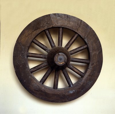 Copia di ruota medievale dalla Scandinavia. X secolo d.C. da Scandinavian School
