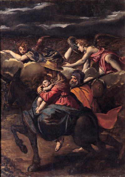 La fuga in Egitto, 1585 da Sigismondo Scarsellino