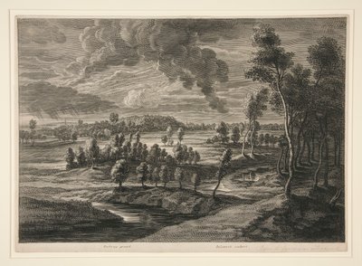 Paesaggio di campagna da Schelte Adams Bolswert
