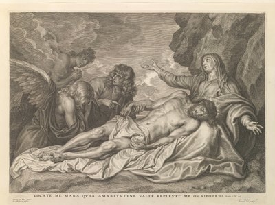 Compianto su Cristo da Schelte Adamsz. Bolswert
