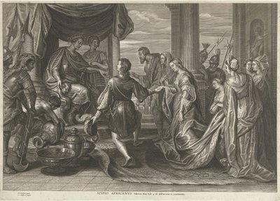 Magnanimità di Scipione da Schelte Adamsz. Bolswert