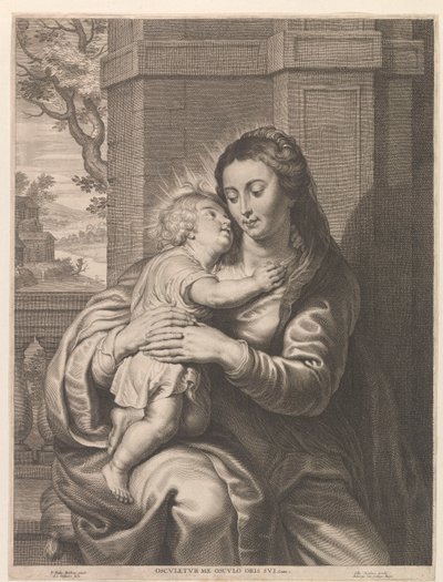 Maria con bambino da Schelte Adamsz. Bolswert