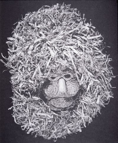 Maschera Irochese (bucce di mais) da School American