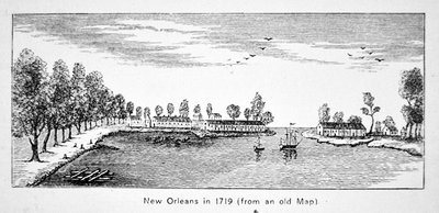 New Orleans nel 1719 da School American