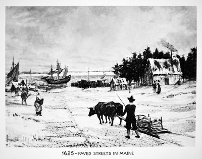 Strade pavimentate nel Maine nel 1625 da School American
