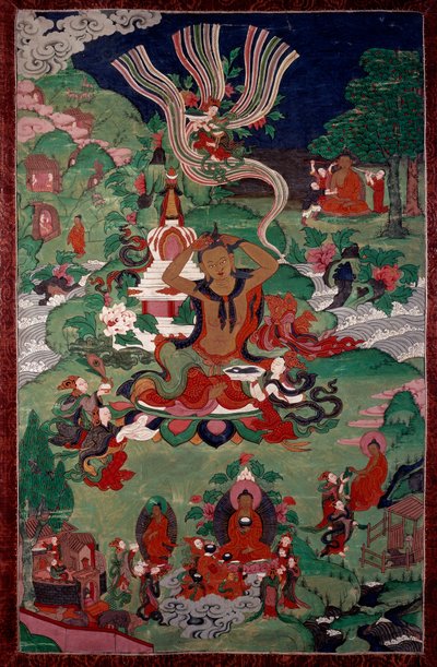 Episodio della vita di Buddha: il taglio dei capelli da School Asian