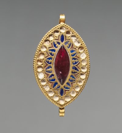 Pendente a forma di mandorla, 400-600 da School Byzantine