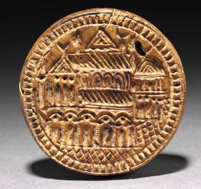 Stampo per pane Eulogia (Benedizione), 600-900 da School Byzantine