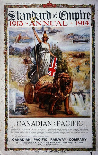 Pubblicità sulla copertina dello Standard of Empire Annual 1913-14 da School Canadian