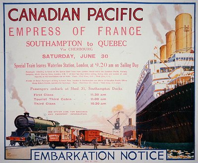 Poster del Canadian Pacific 