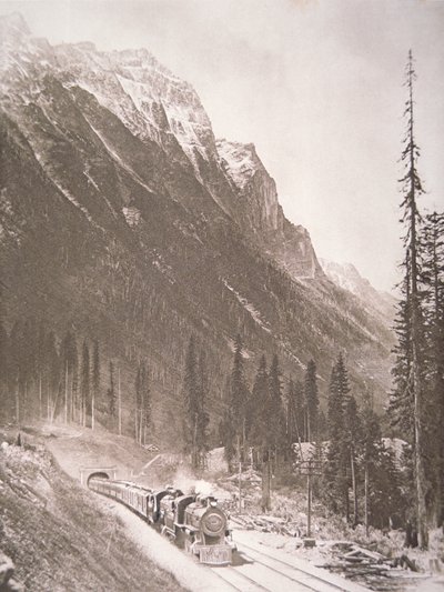 Treno della Canadian Pacific Railway, c.1925 da School Canadian