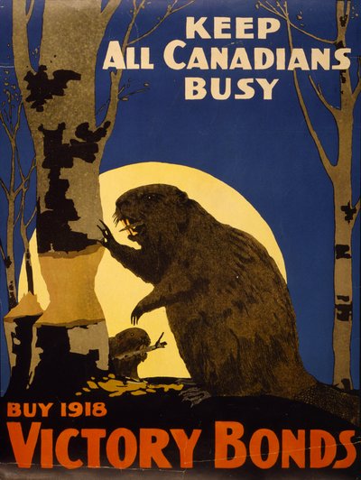 Tieni occupati tutti i canadesi: acquista i buoni della vittoria del 1918, c.1918 da School Canadian