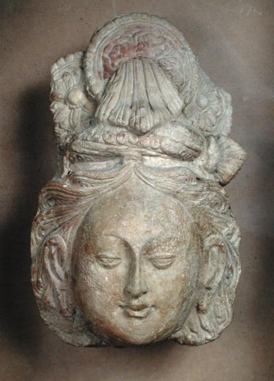 Testa di un Bodhisattva con un