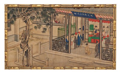 Una delle ventiquattro scene da Il sogno della camera rossa da School Chinese